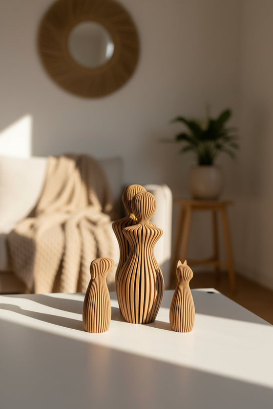 Statui Cuplu + Pisica si Catel